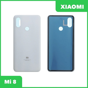 Задняя крышка корпуса для Xiaomi Mi 8, белыая