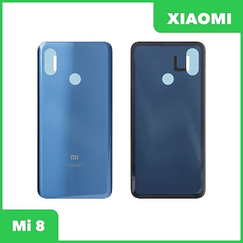 Задняя крышка корпуса для Xiaomi Mi 8, синяя