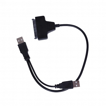 Переходник SATA на USB 2.0 на шнурке 30см с индикаторами питания и чтения HDD DM-685