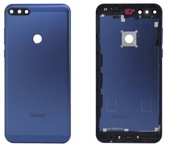 Задняя крышка Huawei Honor 7C Pro (LND-L29) синяя