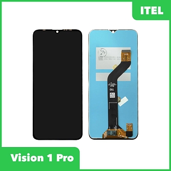 LCD дисплей для Itel Vision 1 Pro в сборе с тачскрином (черный)