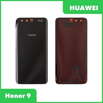 Задняя крышка корпуса для Huawei Honor 9, 9 Premium, черная